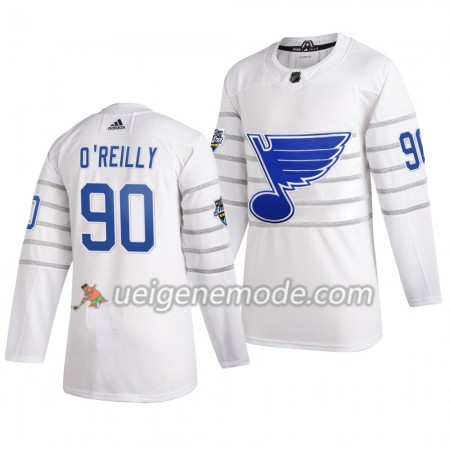 Herren St. Louis Blues Trikot RYAN O'REILLY 90 Weiß Adidas 2020 NHL All-Star Authentic